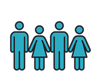 Multiple partners icon